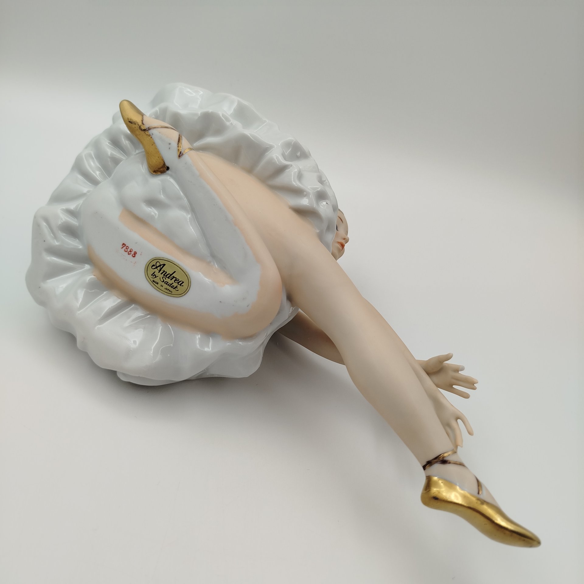 Статуэтка "Балерина", Andrea by Sadek, фарфор, роспись, золочение, Япония, 1980-2000 гг.