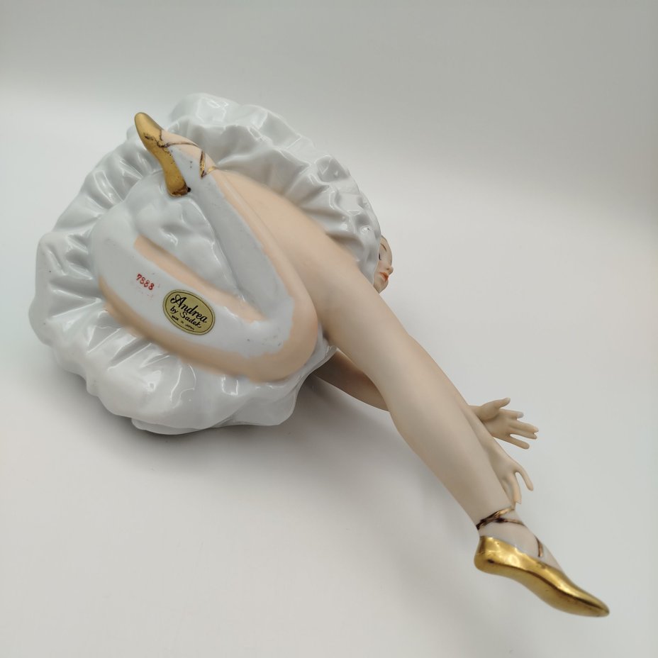 Статуэтка "Балерина", Andrea by Sadek, фарфор, роспись, золочение, Япония, 1980-2000 гг.