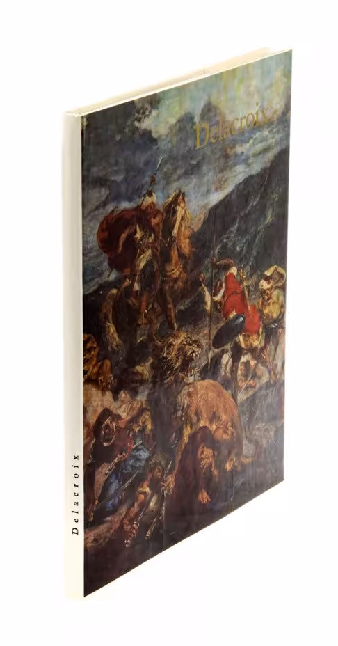 Каталог "Delacroix" ("Делакруа") на французском языке, бумага, печать, издательство "Arta Grafica", Румыния, 1971 г.