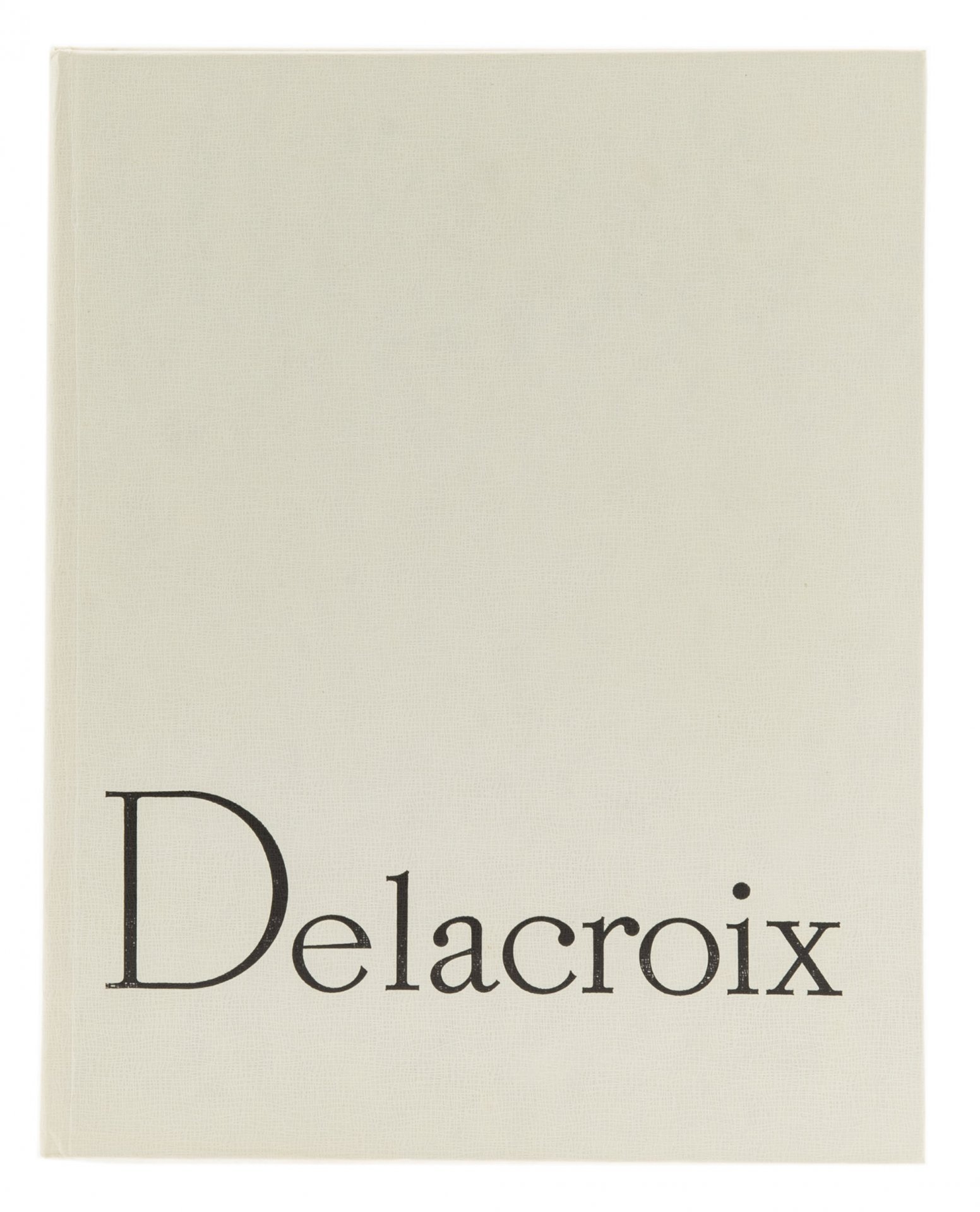 Каталог "Delacroix" ("Делакруа") на французском языке, бумага, печать, издательство "Arta Grafica", Румыния, 1971 г.