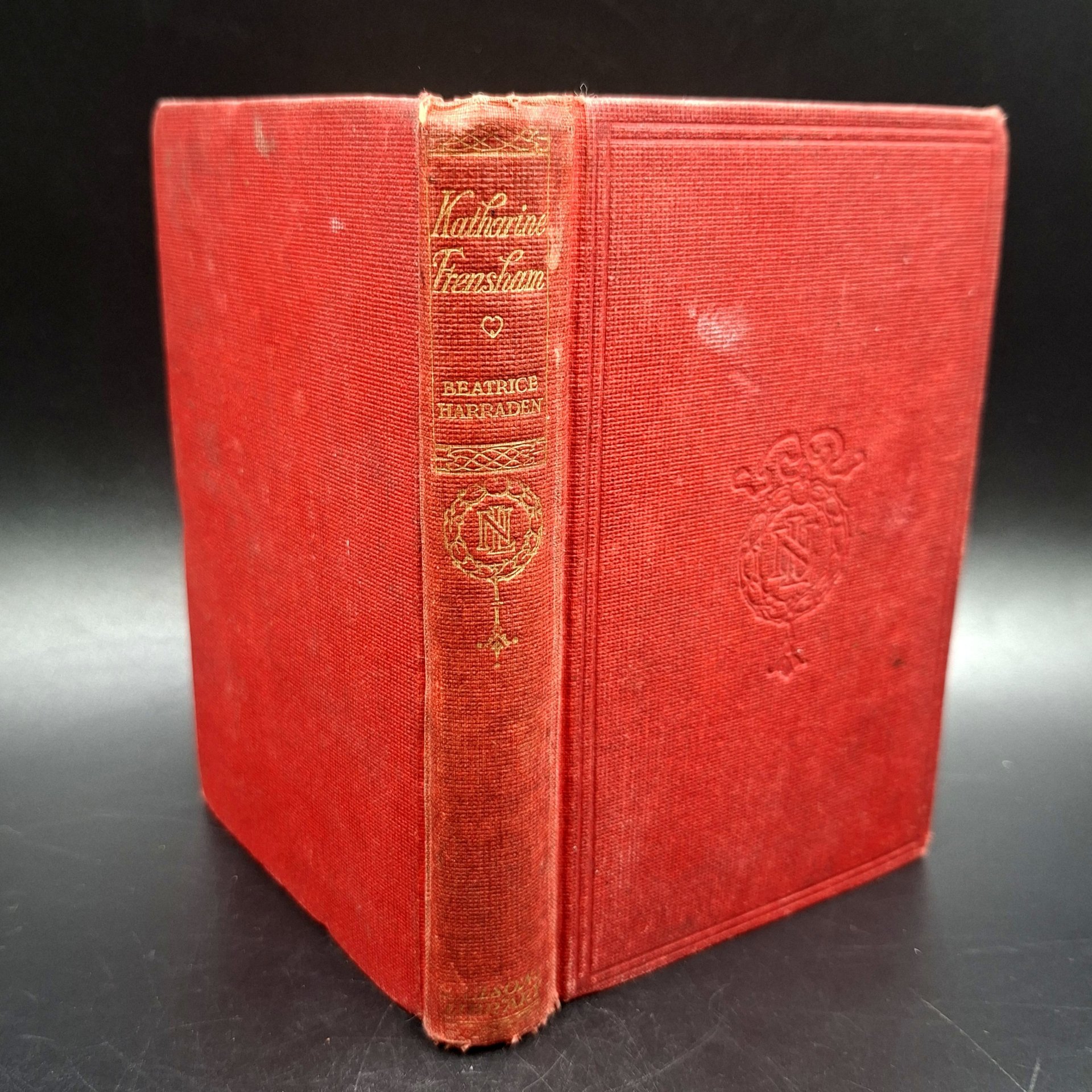 Книга «Katharine Frensham: A Novel», автор Beatrice Harraden, бумага, печать, Великобритания, 1885-1910 гг.