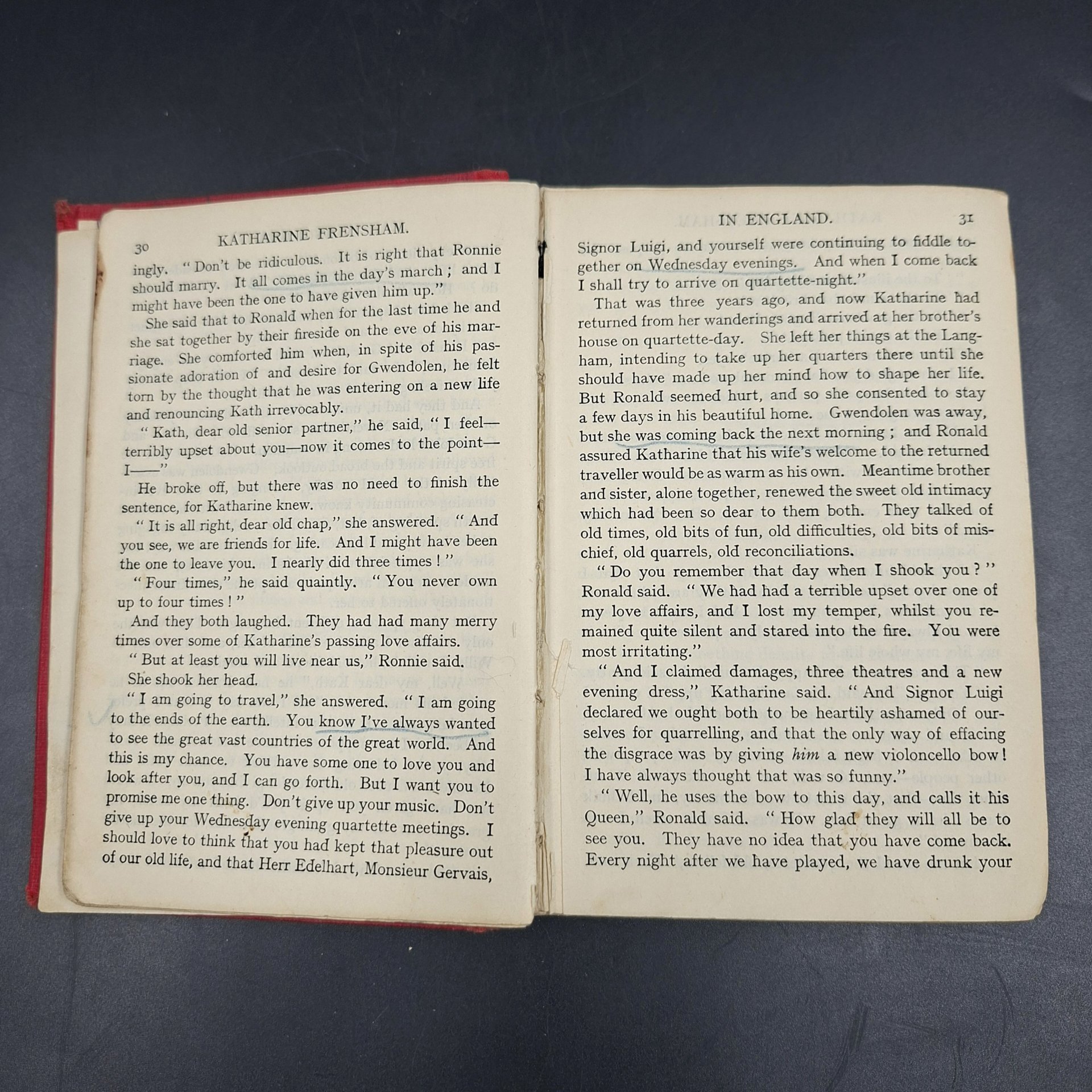 Книга «Katharine Frensham: A Novel», автор Beatrice Harraden, бумага, печать, Великобритания, 1885-1910 гг.