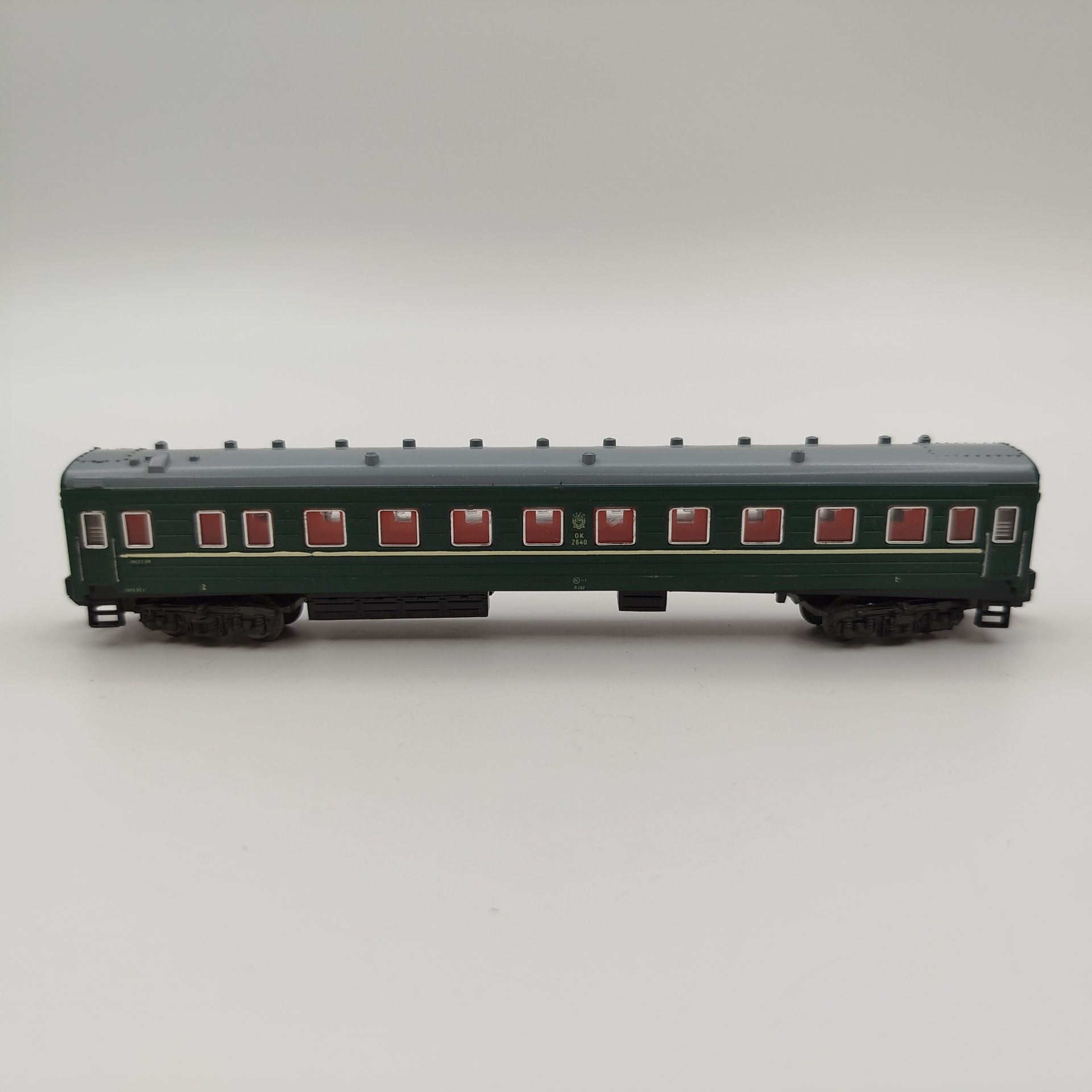 Модель вагона железнодорожного "Weitstreckenwagen 1/4145-191", в оригинальной коробке, пластик, бумага, печать, Piko, ГДР, 1970-1989 гг., Piko