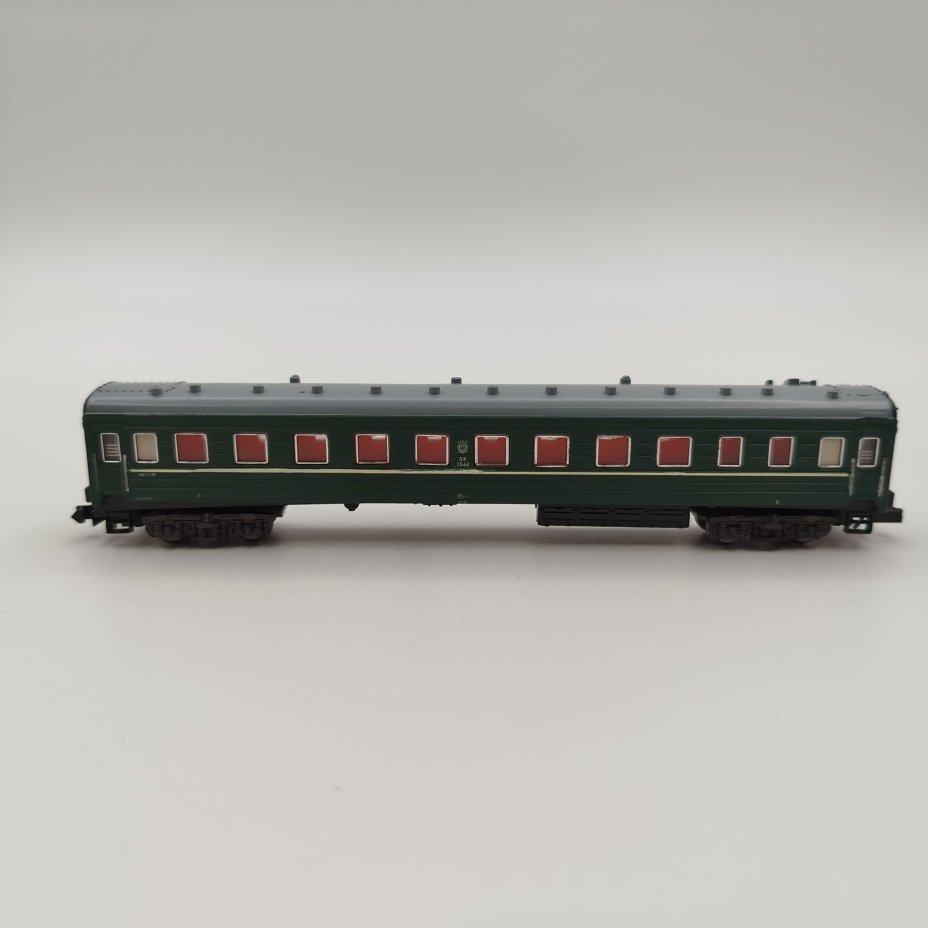 Модель вагона железнодорожного "Weitstreckenwagen 1/4145-191", в оригинальной коробке, пластик, бумага, печать, Piko, ГДР, 1970-1989 гг., Piko