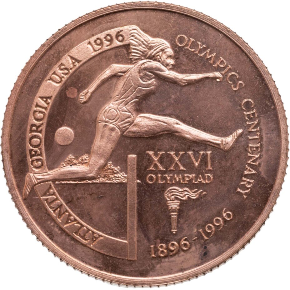 Танзания 2000 шиллингов (shillingi) 1996 XXVI летние Олимпийские игры, Атланта 1996 г. - бег с препятствием (малый герб)