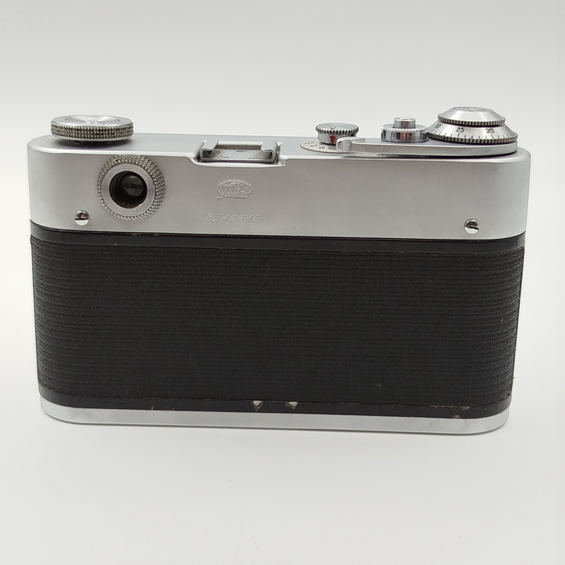 Фотоаппарат "ФЭД-3" с объективом "Индустар-61"  в кофре, металл, стекло, кожа, Харьковский машиностроительный завод им. Дзержинского (ФЭД), СССР, 1961-1979 гг.