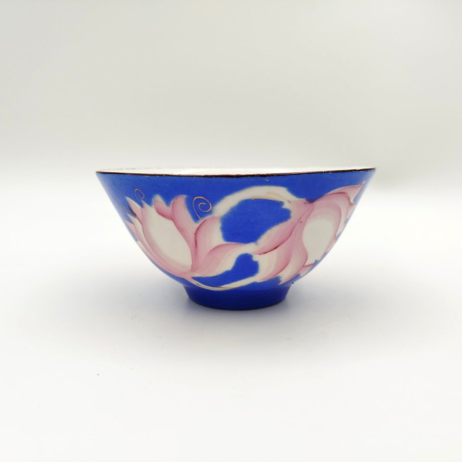 Пиала, фарфор, крытье, роспись, Первомайский фарфоровый завод (Песочное), Первомайский фарфоровый завод (Песочное)