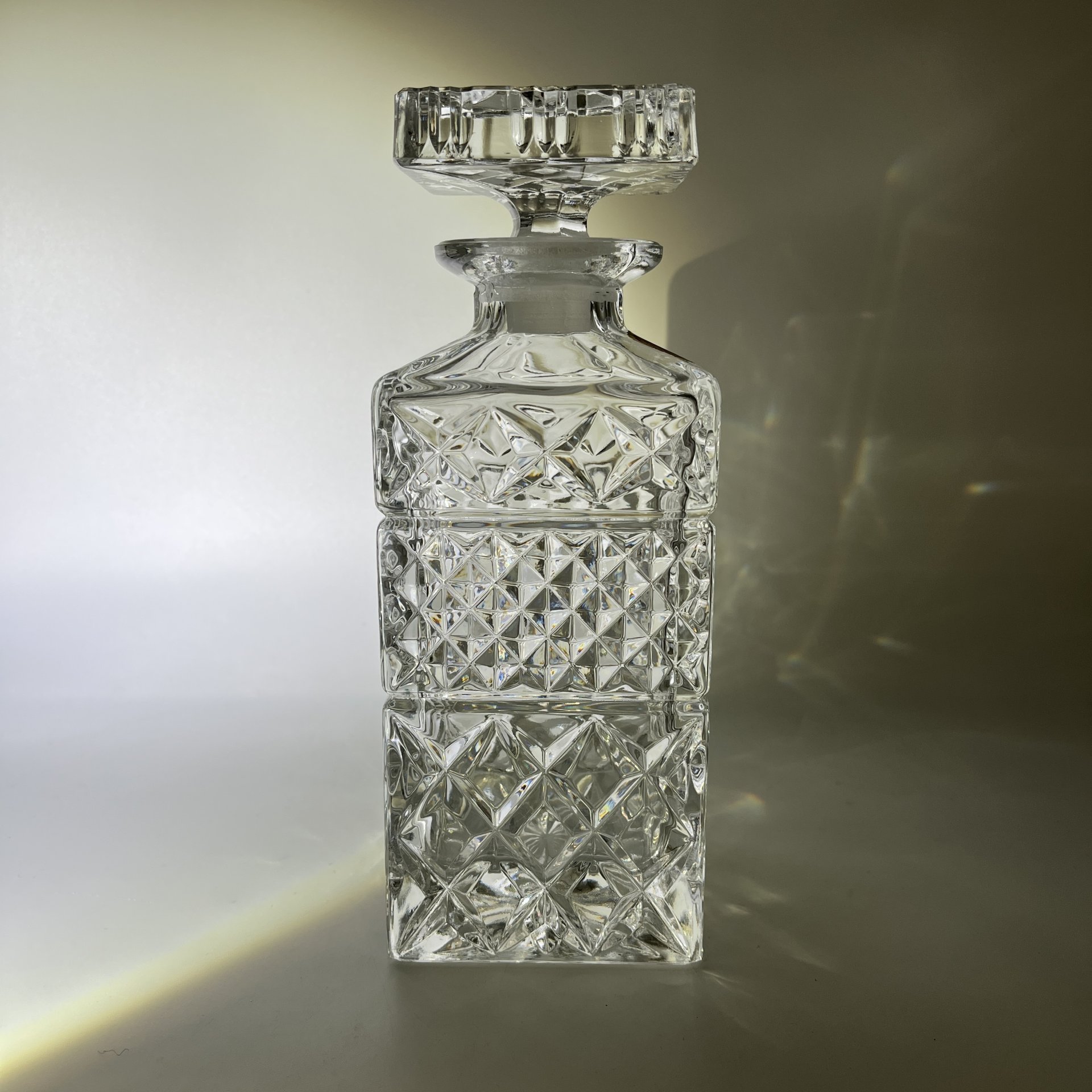 Штоф четырёхгранный "Madison", Bohemia Crystal (Bohemia Glass)