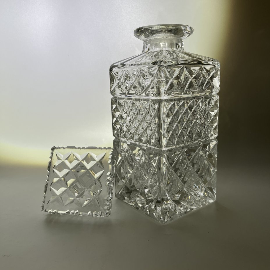 Штоф четырёхгранный "Madison", Bohemia Crystal (Bohemia Glass)