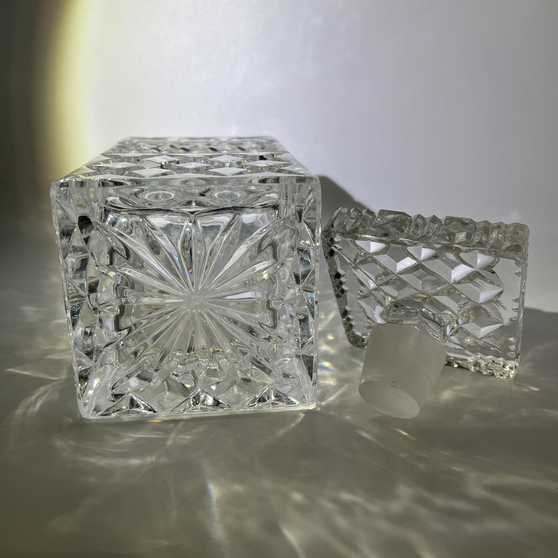 Штоф четырёхгранный "Madison", Bohemia Crystal (Bohemia Glass)