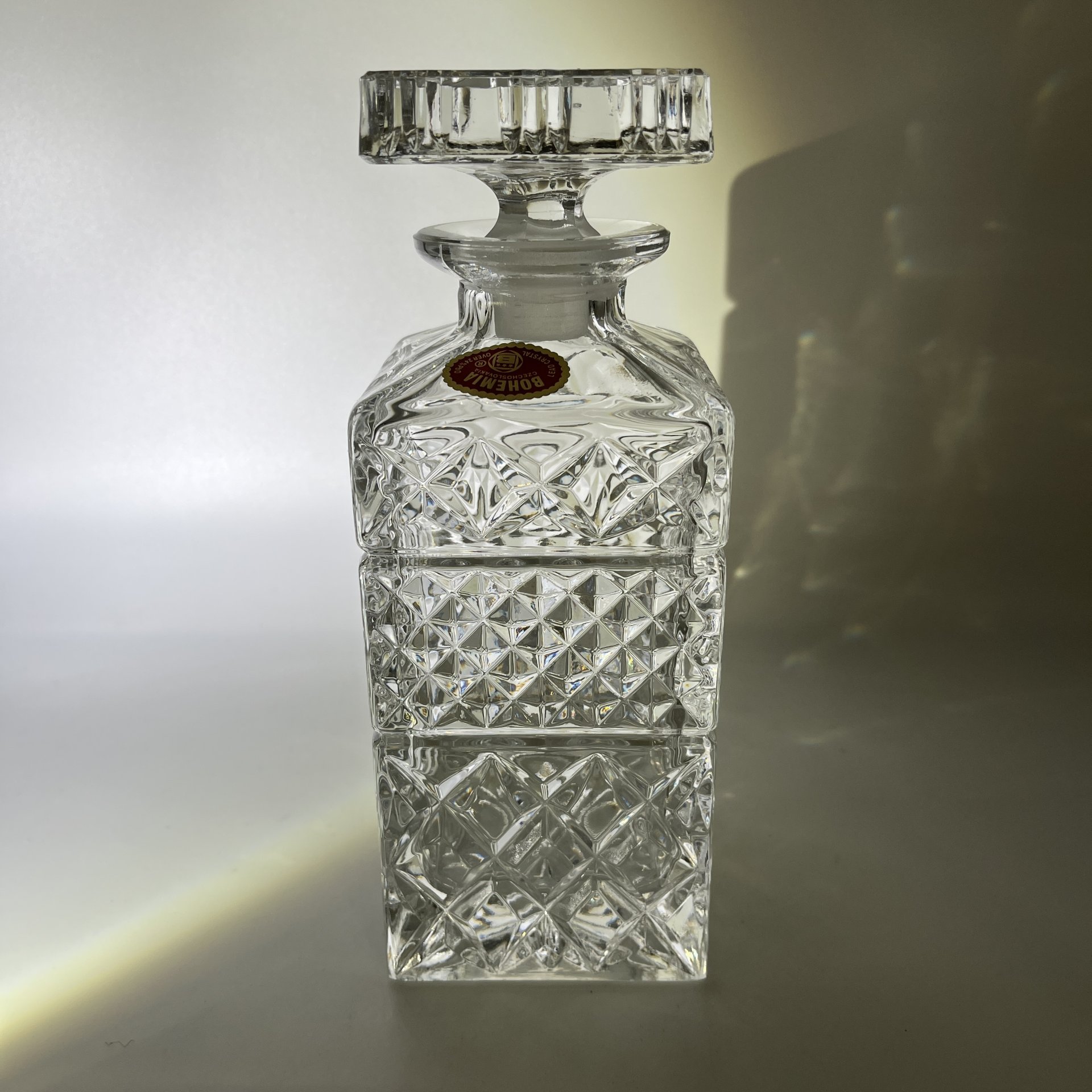 Штоф четырёхгранный "Madison", Bohemia Crystal (Bohemia Glass)