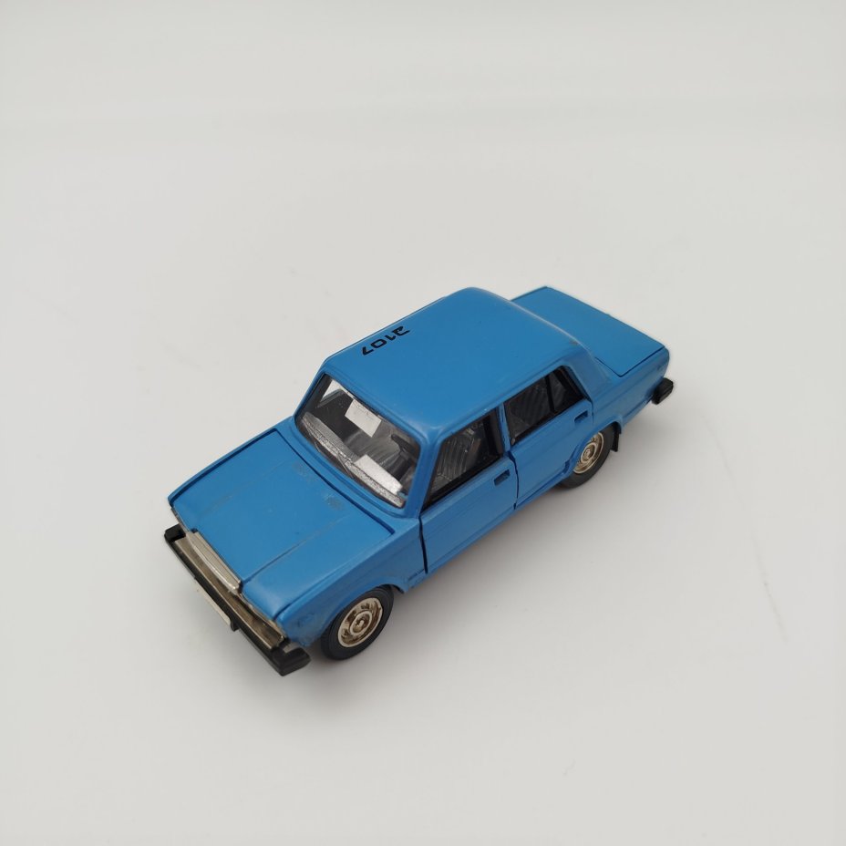 Модель автомобиля "ВАЗ 2107", металл, пластик, СССР, 1980-1990 гг.