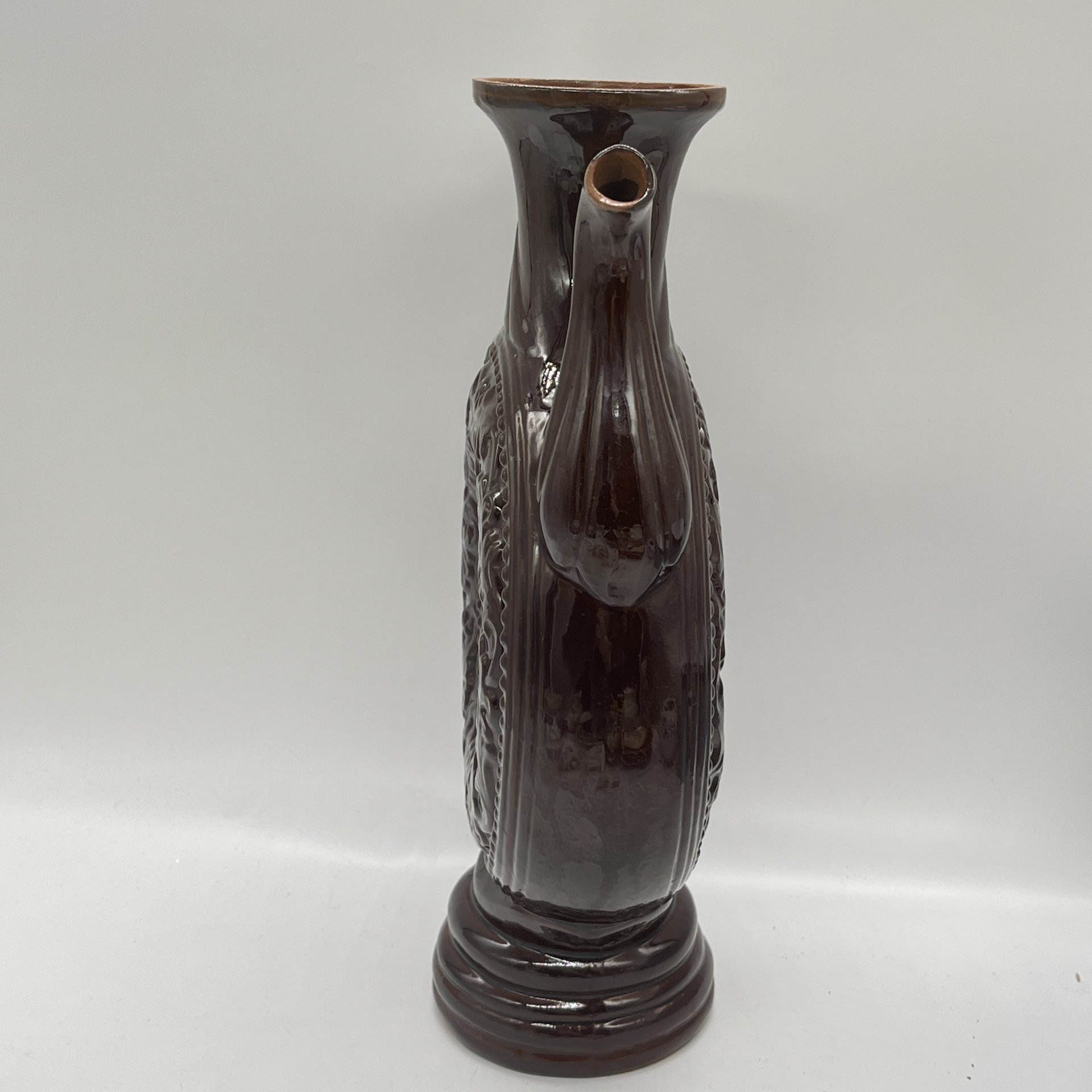 Кумган с растительным декором, керамика, глазурь, СССР, 1970-1990 гг.