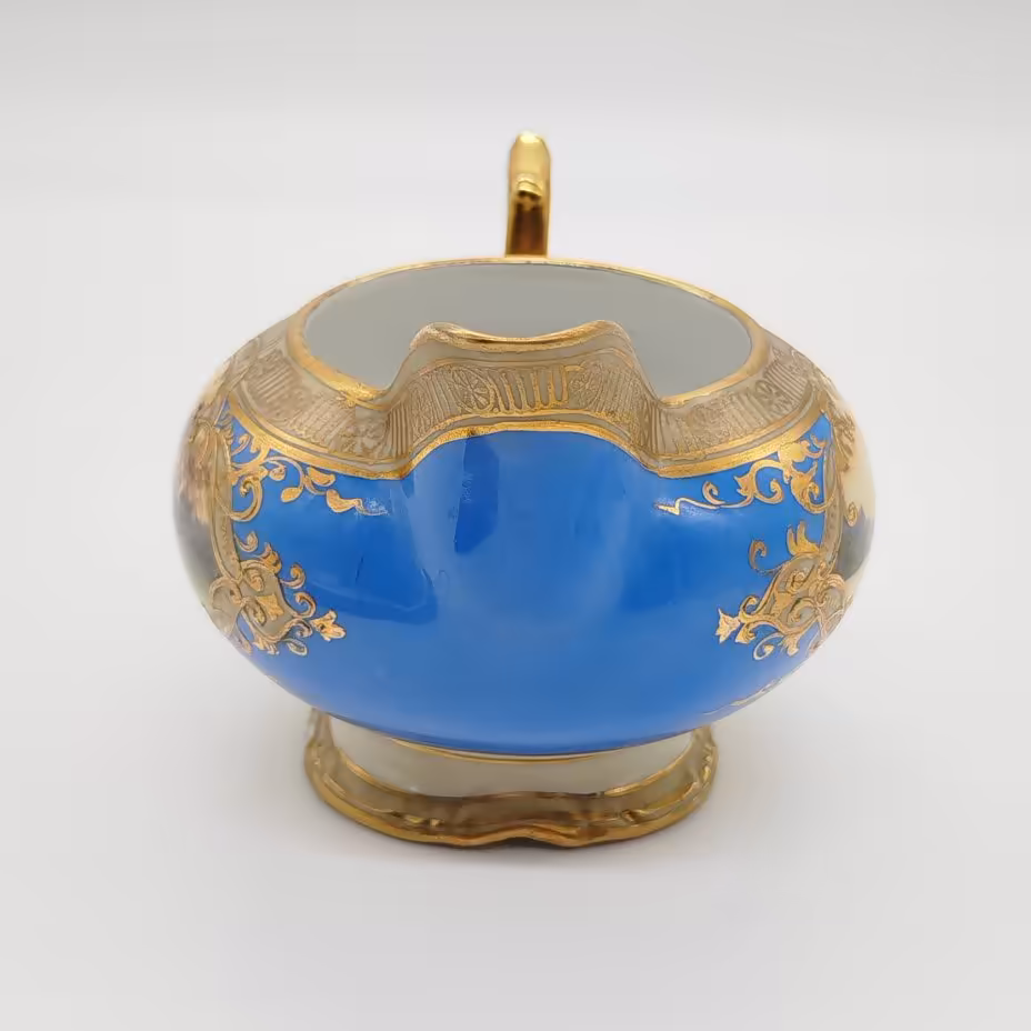 Молочник, украшенный изображением закатного пейзажа, Noritake