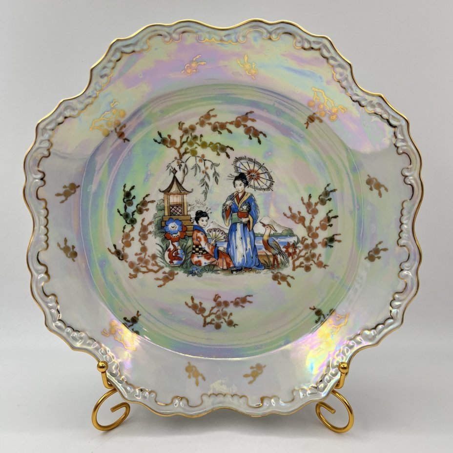 Блюдо (сухарница) "Гейша"