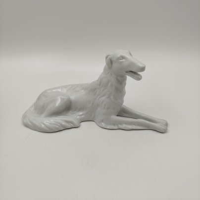 Статуэтка "Борзая", фарфор, Royal Dux, Чехословакия, 1970-1992 гг.