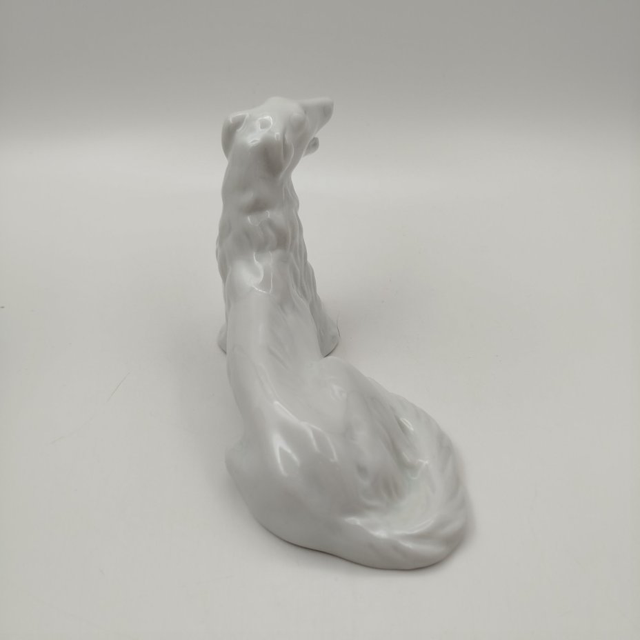 Статуэтка "Борзая", фарфор, Royal Dux, Чехословакия, 1970-1992 гг.