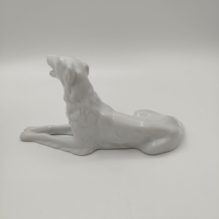 Статуэтка "Борзая", фарфор, Royal Dux, Чехословакия, 1970-1992 гг.