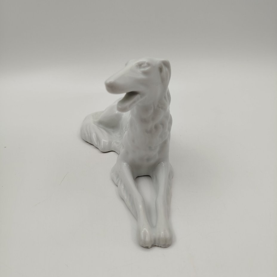 Статуэтка "Борзая", фарфор, Royal Dux, Чехословакия, 1970-1992 гг.