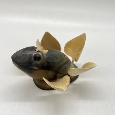 Статуэтка "Царевна-лягушка", кость, резьба, СССР, 1970-1990 гг.