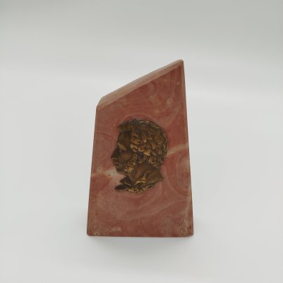 Плакетка настольная "А. С. Пушкин", натуральный камень, СССР, 1970-1980 гг.