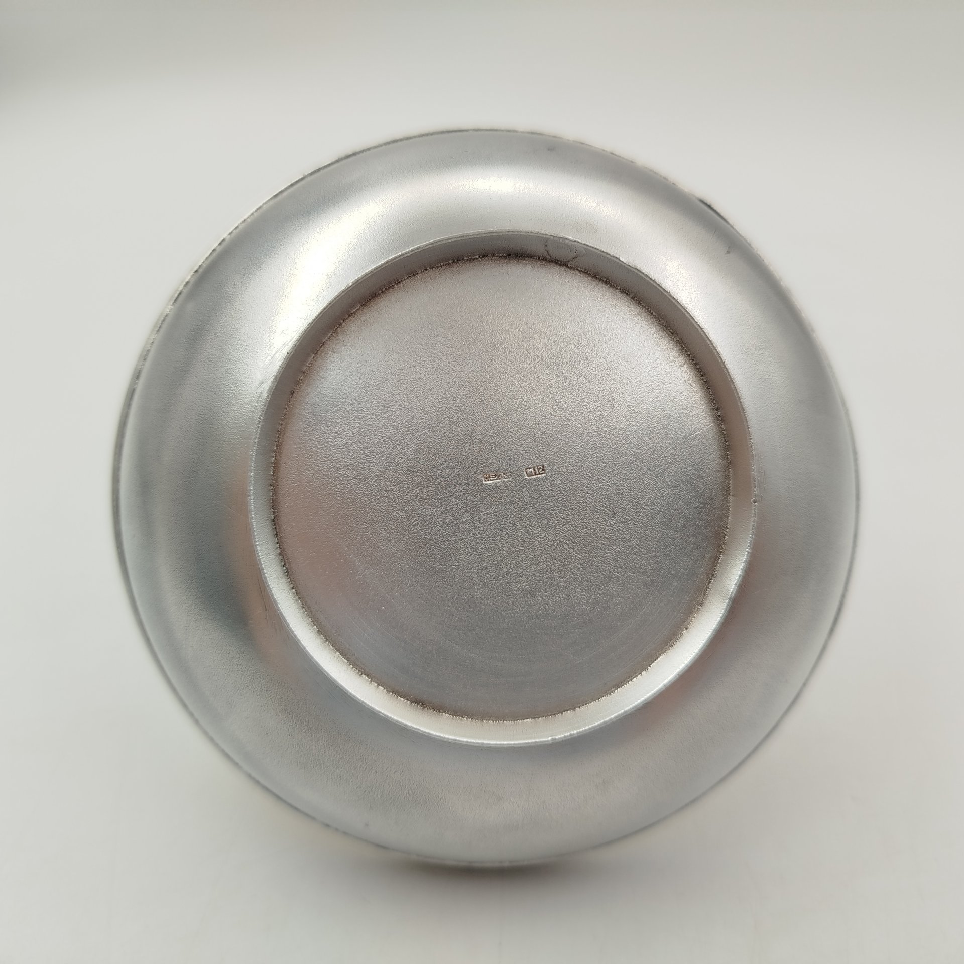 Орешница (конфетница) с ручкой, мельхиор (медь-никель), СССР, 1970-1990 гг.
