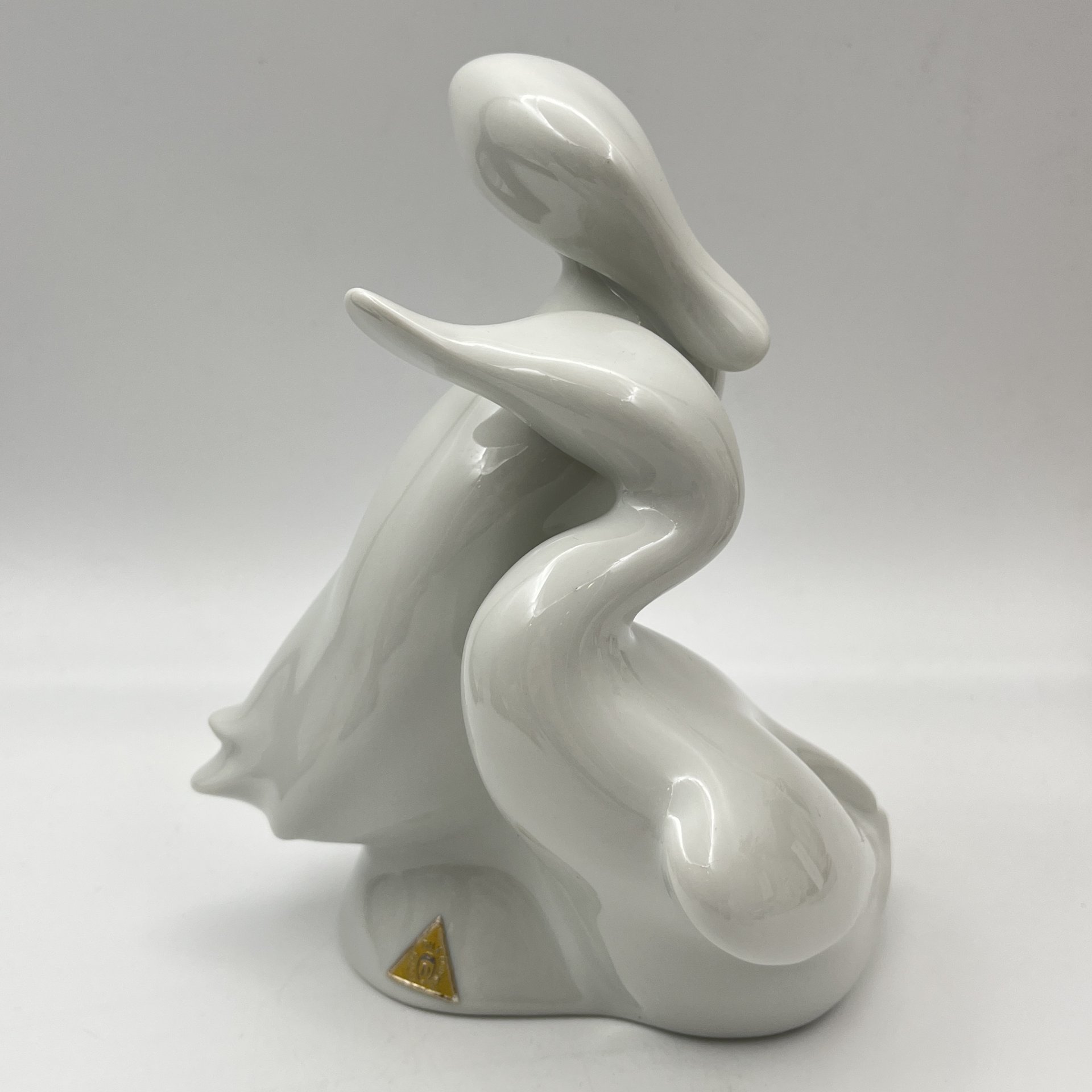 Статуэтка "Пара уточек", фарфор, Royal Dux, Чехословакия, 1970-1980 гг.