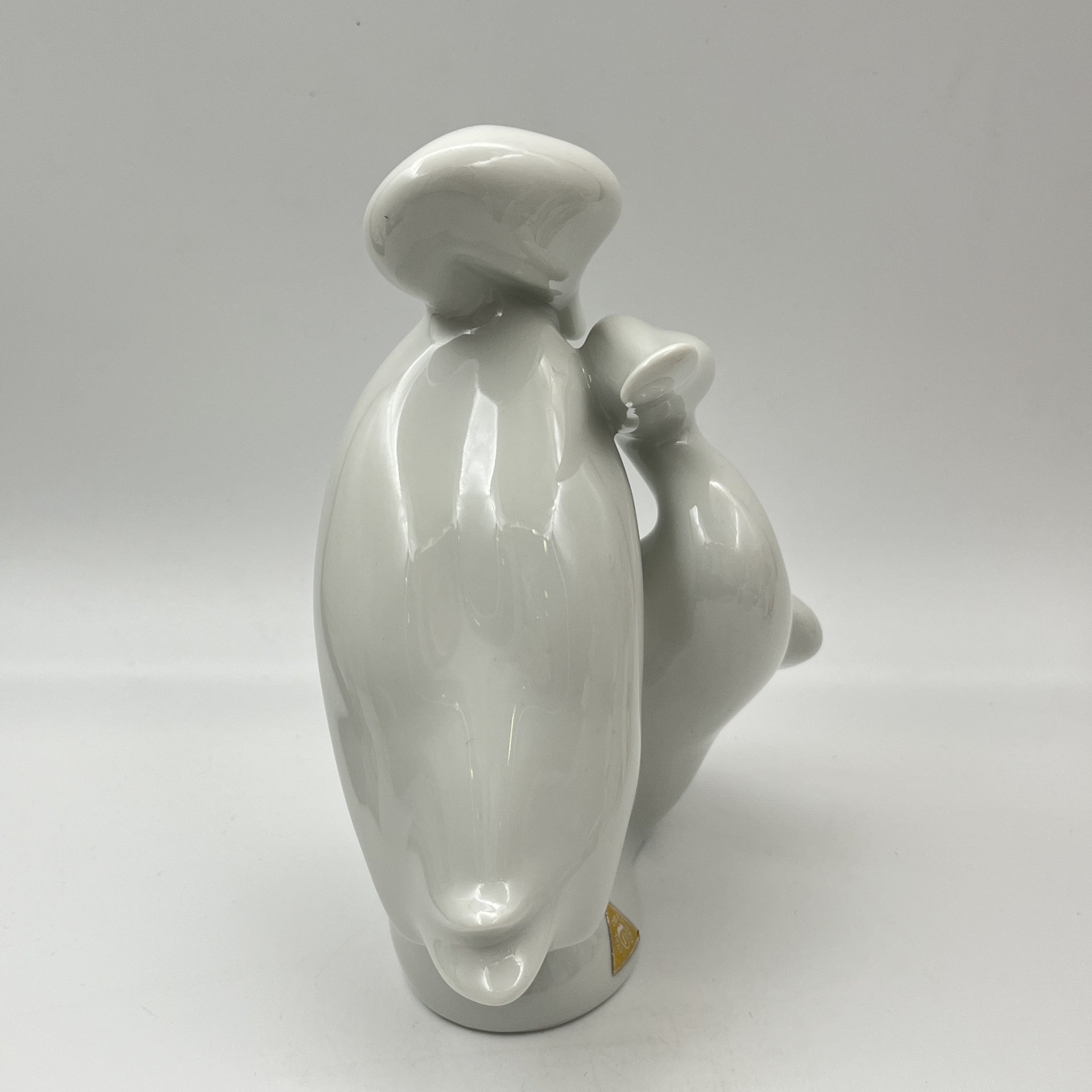 Статуэтка "Пара уточек", фарфор, Royal Dux, Чехословакия, 1970-1980 гг.
