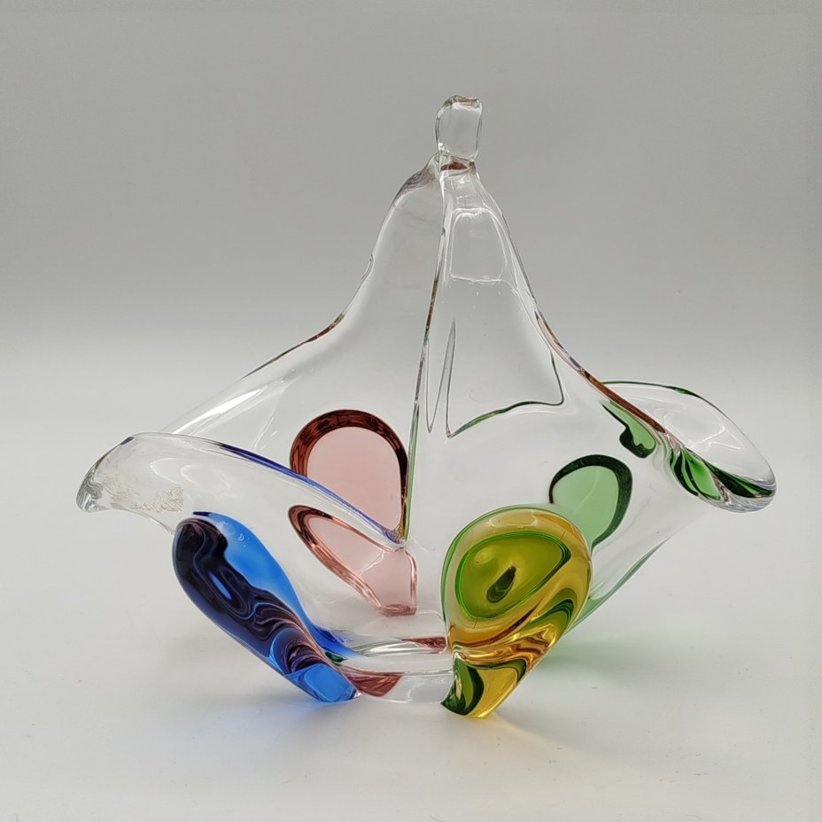 Конфетница в форме корзинки, коллекция "Рапсодия" ("Rhapsody"), дизайнер Франтишек Земек (František Zemek)