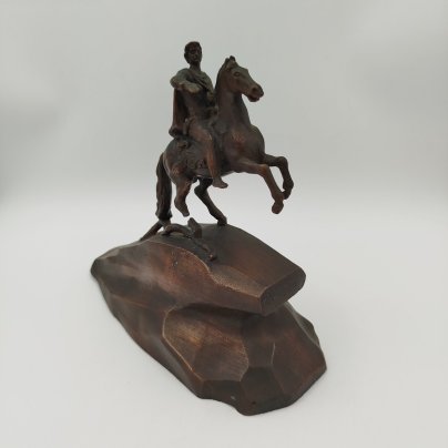 Статуэтка "Медный всадник", металл, СССР, 1960-1990 гг.