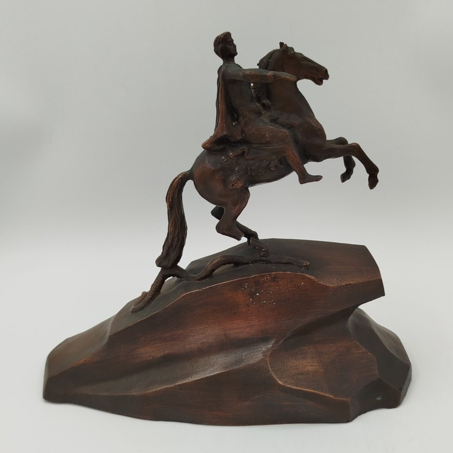 Статуэтка "Медный всадник", металл, СССР, 1960-1990 гг.