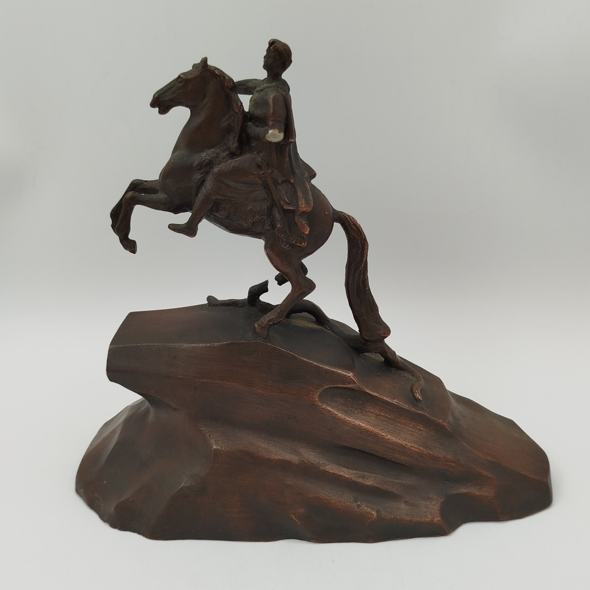 Статуэтка "Медный всадник", металл, СССР, 1960-1990 гг.