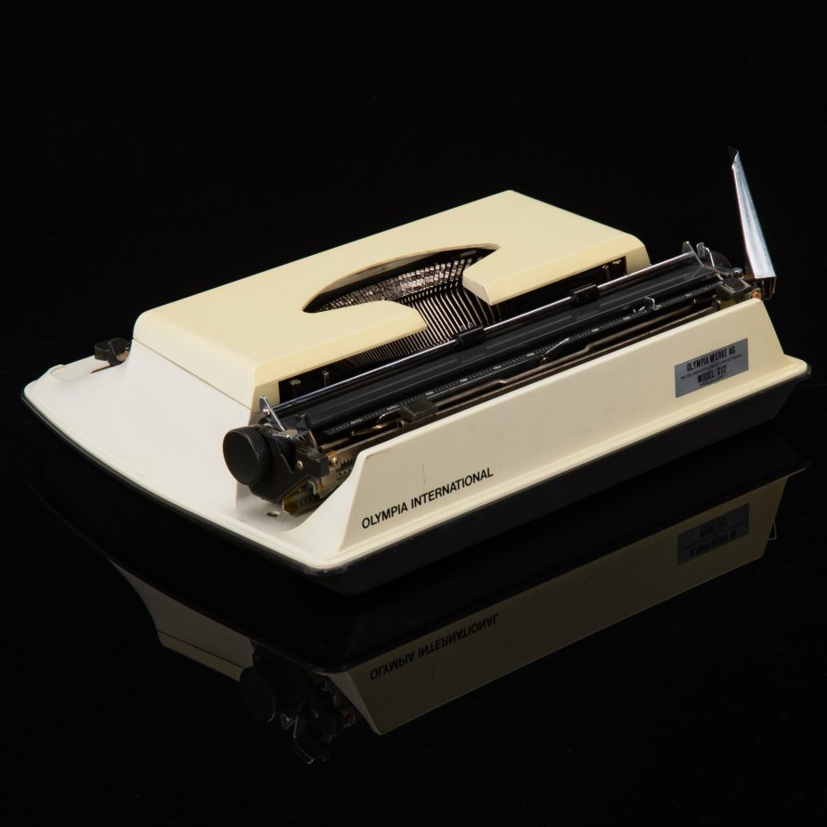 Машинка печатная "Olympitte Model S 12", металл, пластик, Olympia Werke, Япония, 1980-1990 гг.