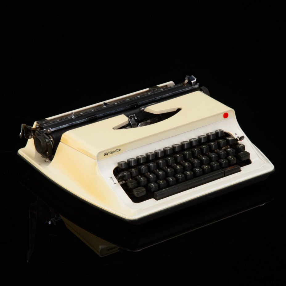 Машинка печатная "Olympitte Model S 12", металл, пластик, Olympia Werke, Япония, 1980-1990 гг., Olympia Werke