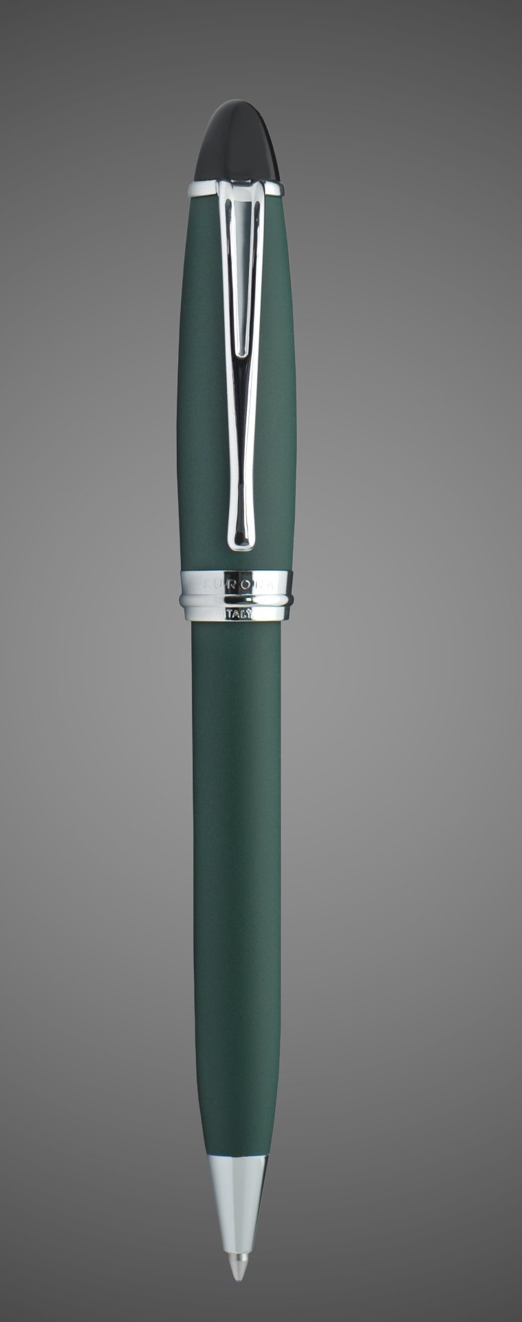 Шариковая ручка Aurora Ipsilon satin Green CT, в подарочной коробке, Лаки и смолы: смола, хром