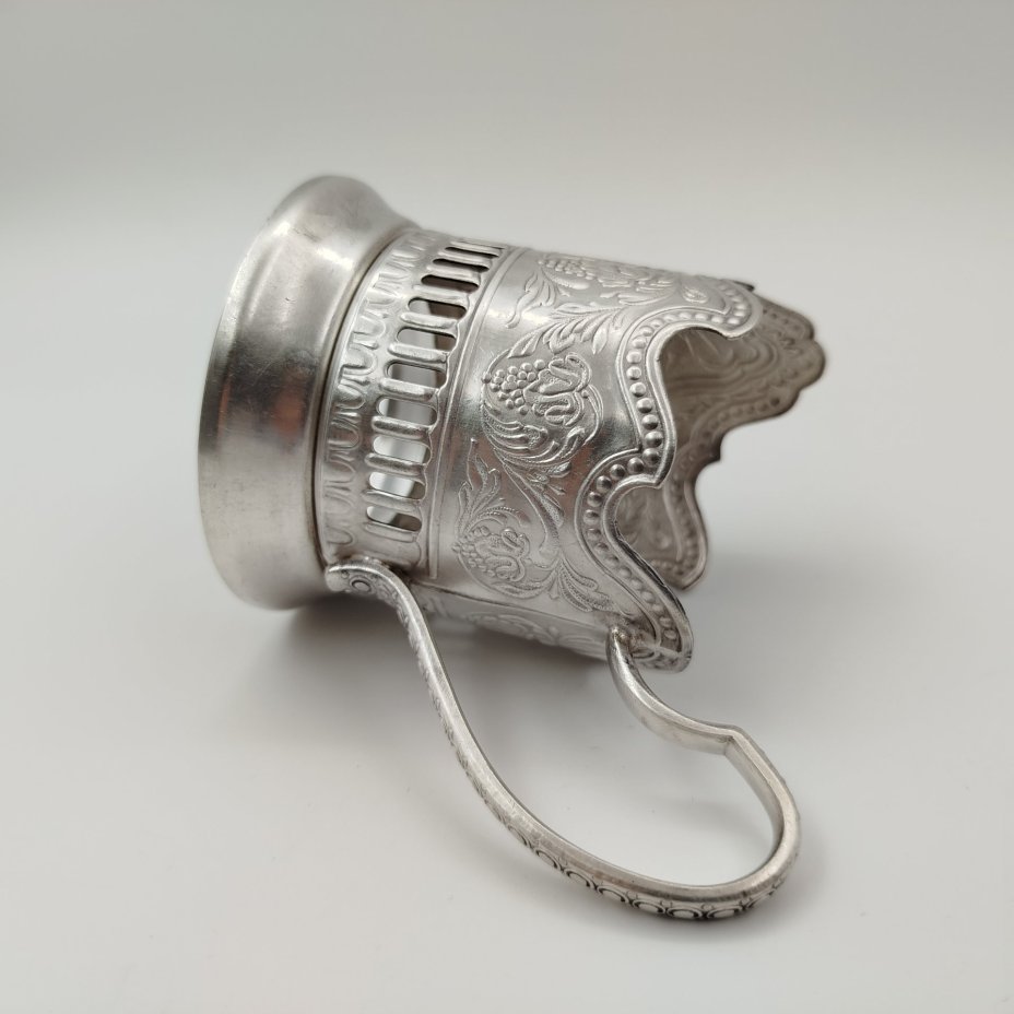 Подстаканник "Советский космос", мНЦ (медь-никель-цинк), Кольчугинский завод цветных металлов, СССР, 1960-1980 гг., Кольчугинский завод цветных металлов