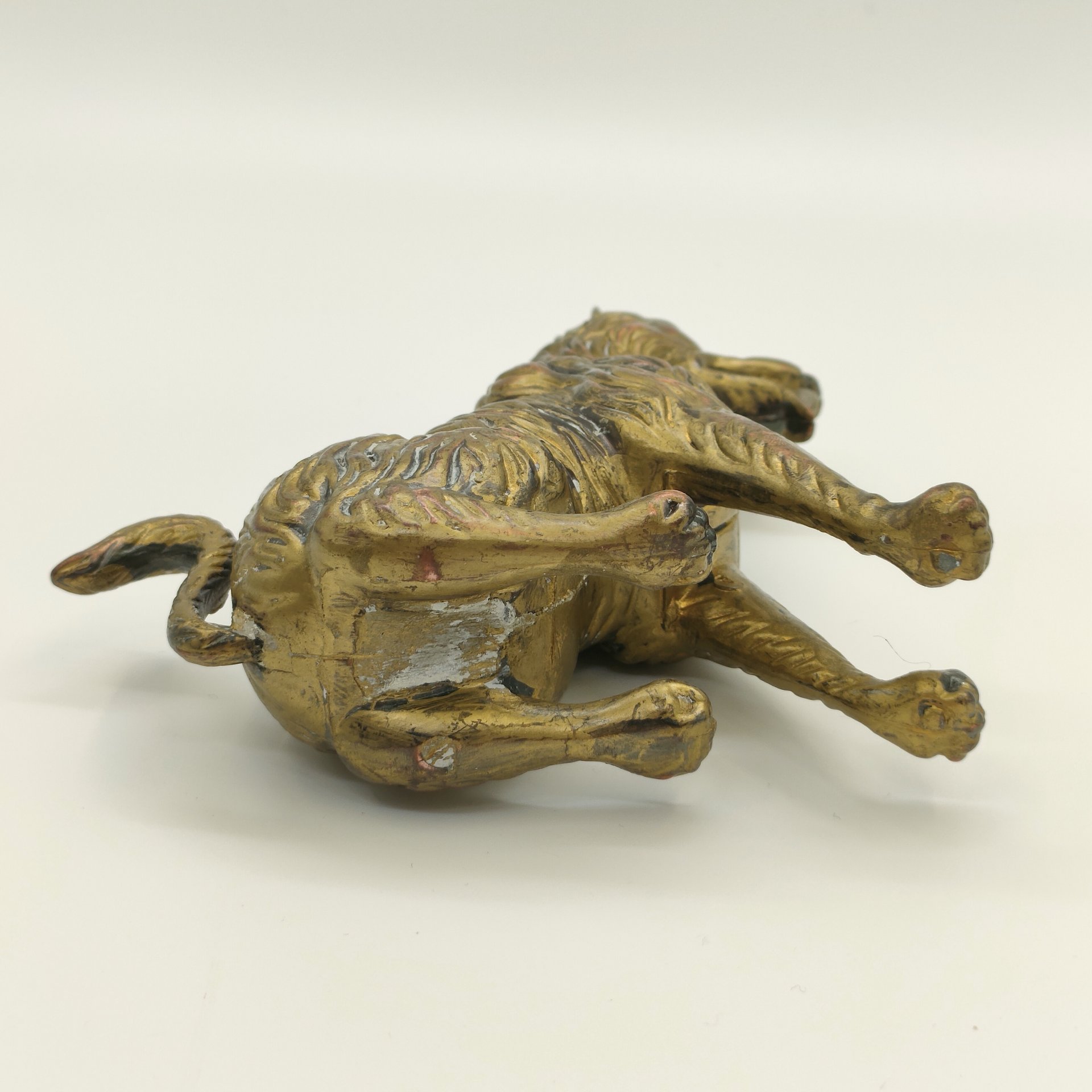 Статуэтка "Овчарка", металл, формовка, золочение, Европа, 1980-1990 гг.