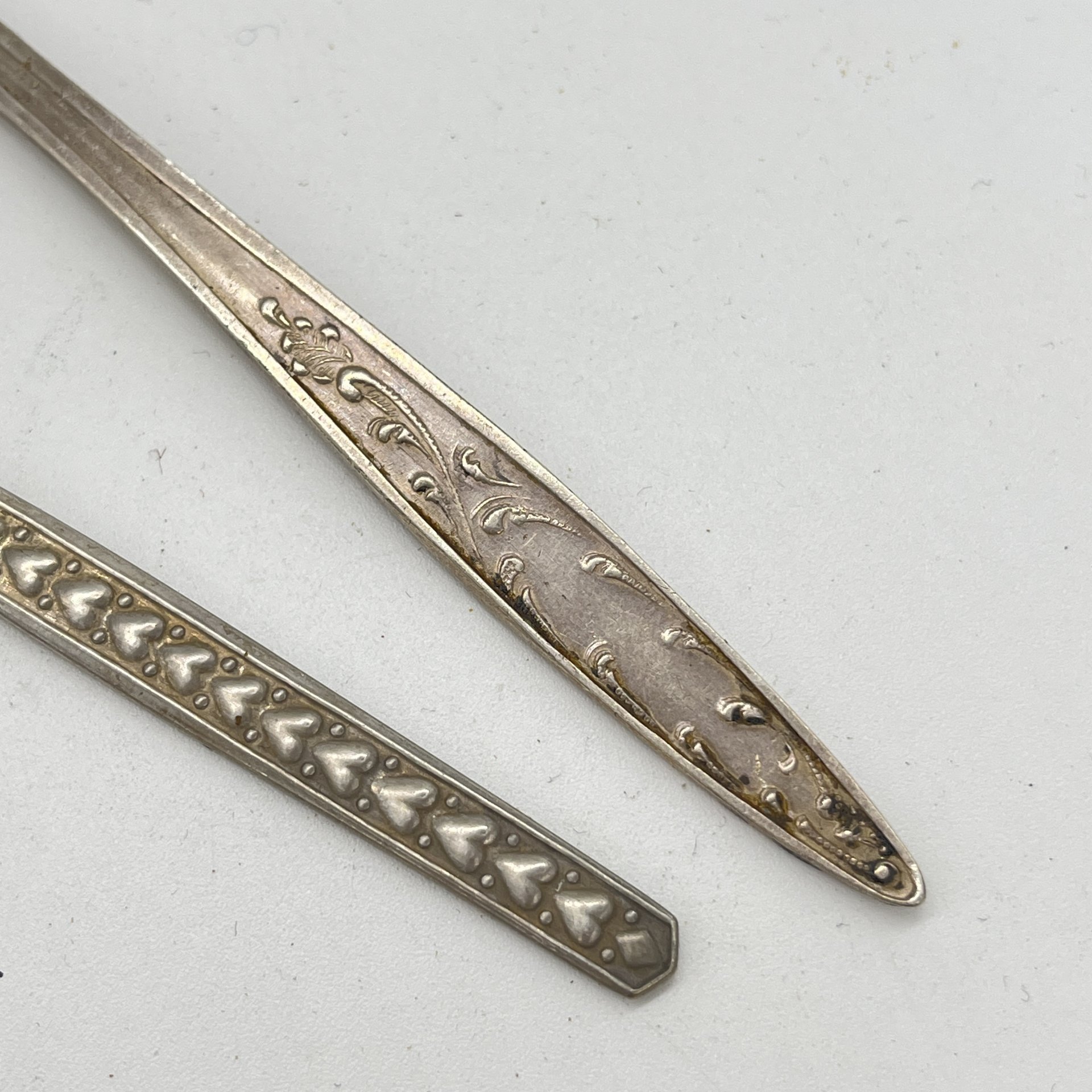 Набор из 2 вилок для лимона (подбор), мельхиор (медь-никель), СССР, 1960-1980 гг.