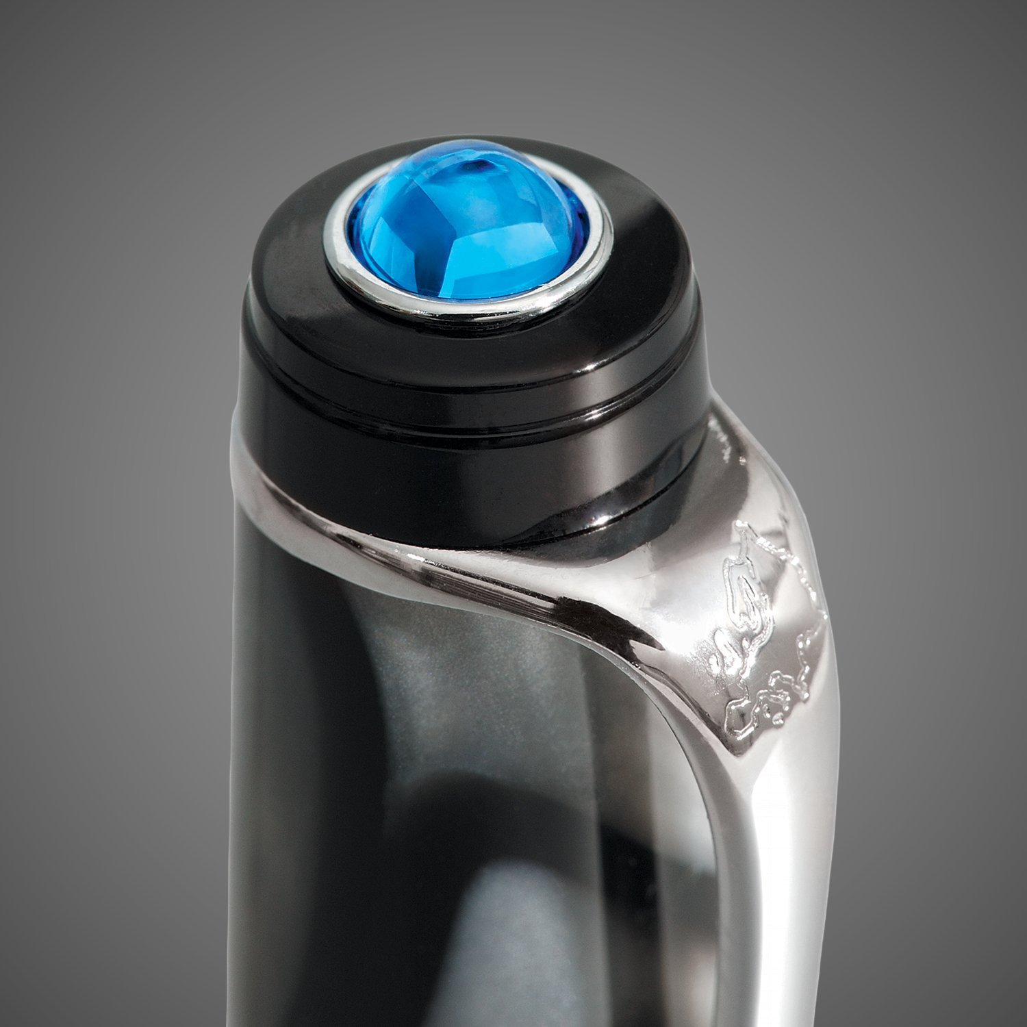 Шариковая ручка Aurora Limited Production Europa Marbled CT, в подарочной коробке, Камни: кварц, мрамор, смола, хром