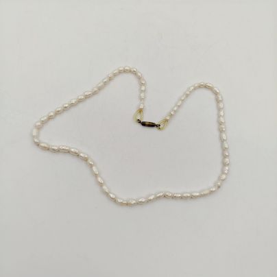 Бусы винтажные, натуральный жемчуг, СССР, 1980-1990 гг.