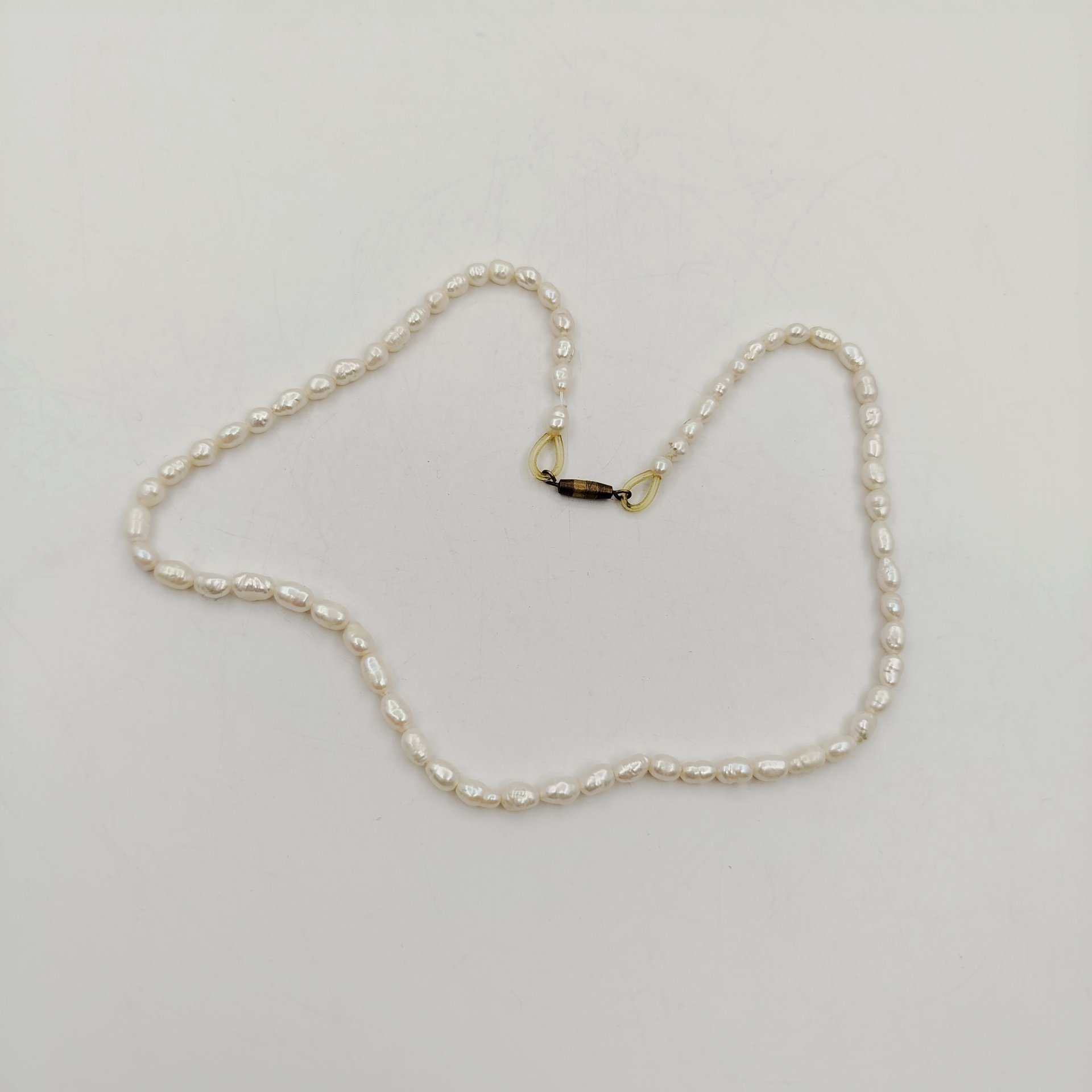 Бусы винтажные, натуральный жемчуг, СССР, 1980-1990 гг.