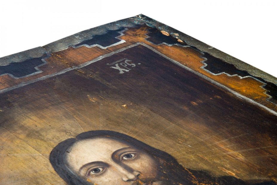 Икона "Господь Вседержитель", дерево, темпера, Российская Империя, 1850-1900 гг.