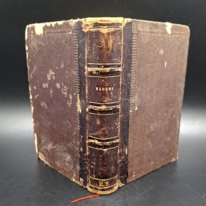 Книга "Madame: mœurs parisiennes", автор Gustave Toudouze, бумага, печать, кожаный корешок, Франция, 1884-1900 гг.
