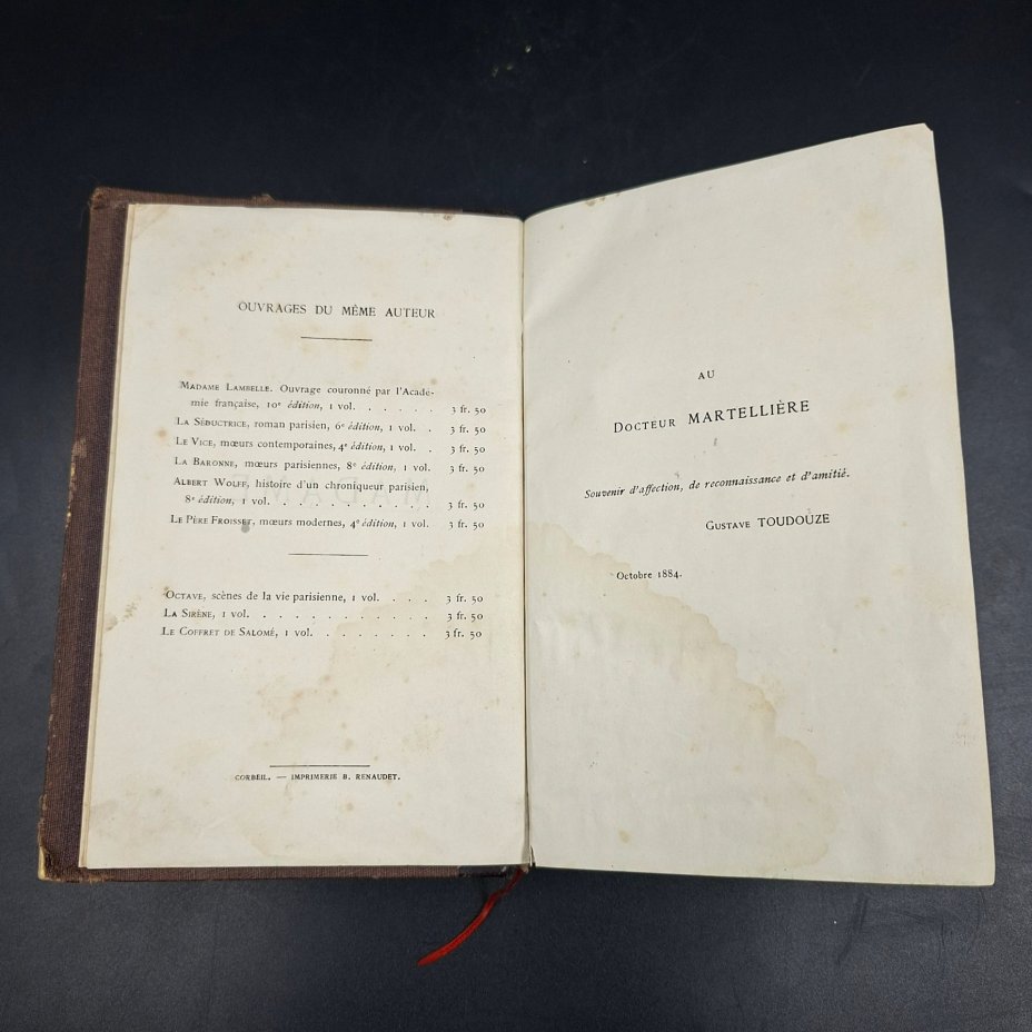 Книга "Madame: mœurs parisiennes", автор Gustave Toudouze