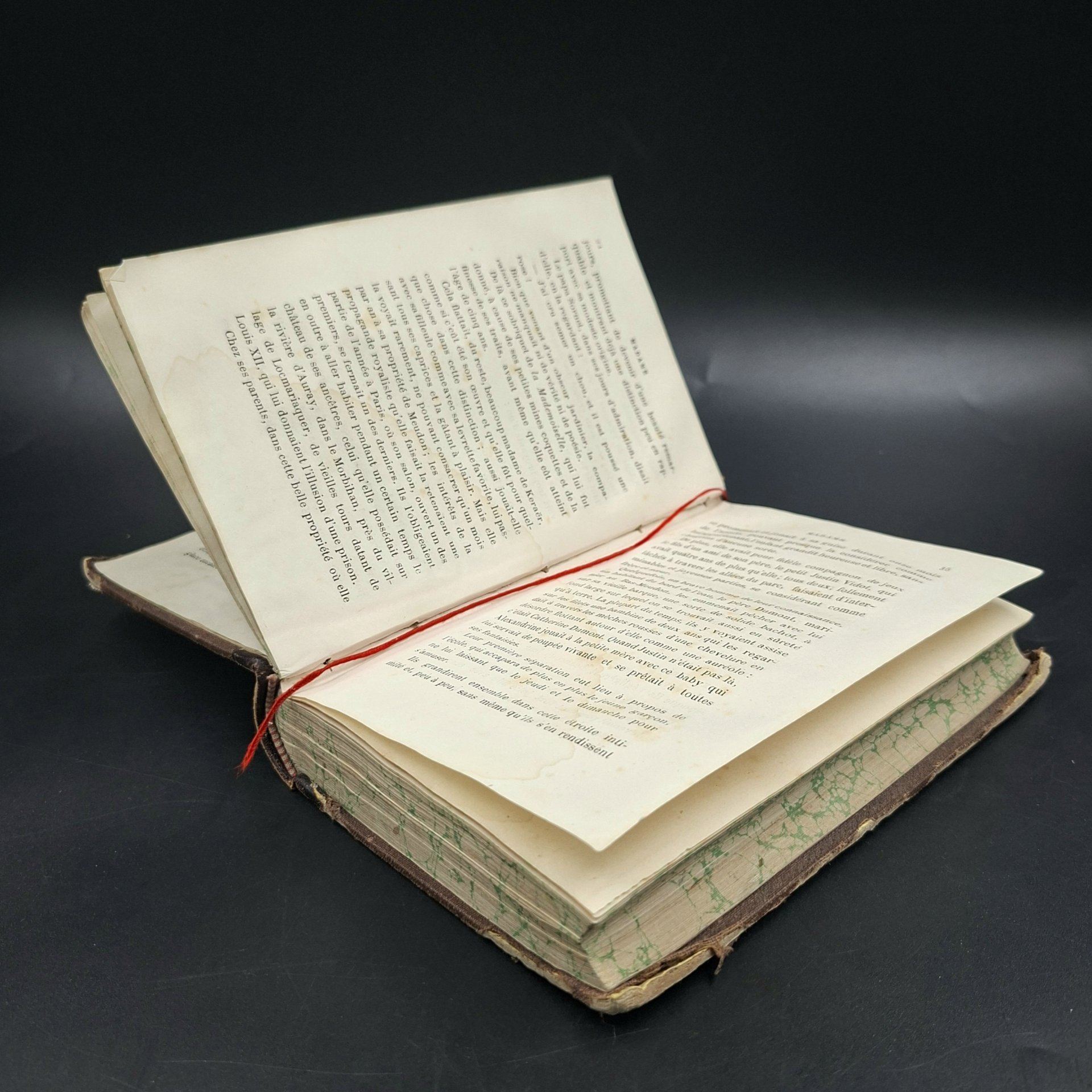 Книга "Madame: mœurs parisiennes", автор Gustave Toudouze, бумага, печать, кожаный корешок, Франция, 1884-1900 гг.