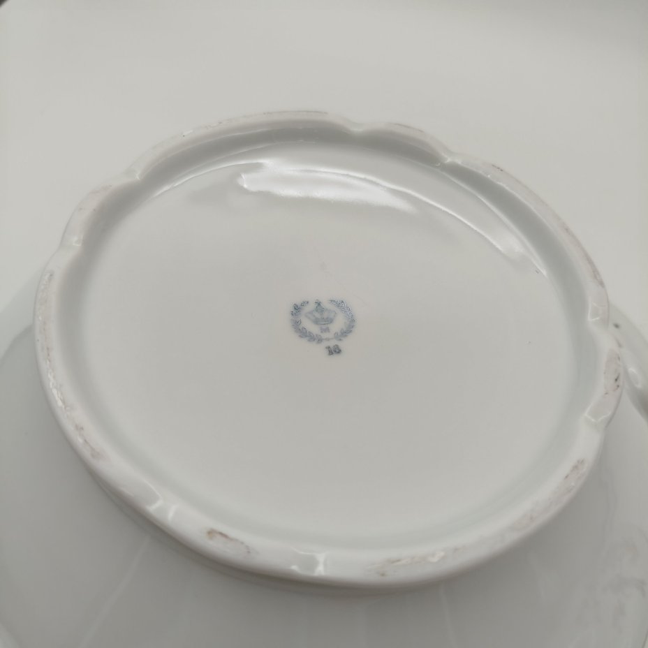Супница, декорированная в японском стиле, фарфор, деколь, золочение, Heinrich Winterling GmbH & Co. KG, Германия, 1934-1950 гг., Heinrich Winterling GmbH & Co. KG