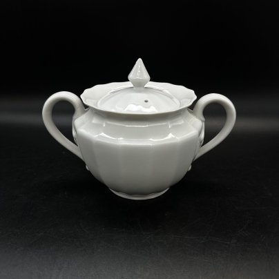 Сахарница с морским декором, Дмитровский фарфоровый завод (ДФЗ Вербилки)