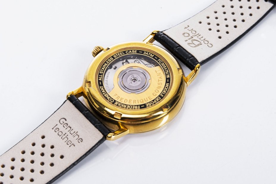 Часы наручные "Frederique Constant" , в оригинальной упаковке с документами, металл, механика, маятниковая система автоподзавода, Швейцария, 2003 г., Frederique Constant