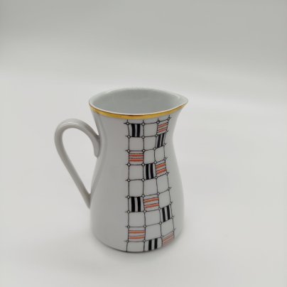 Молочник, фарфор, деколь, золочение, Freiberger Porzellan, ГДР, 1957-1972 гг.