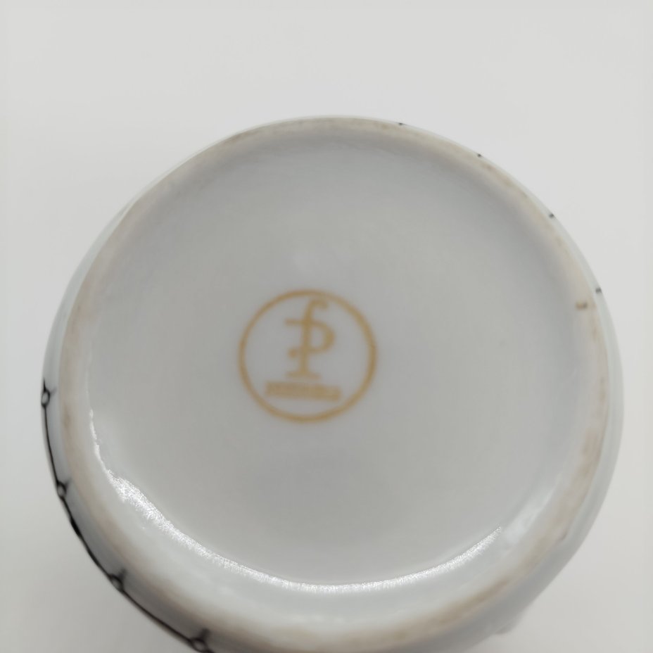 Молочник, фарфор, деколь, золочение, Freiberger Porzellan, ГДР, 1957-1972 гг.